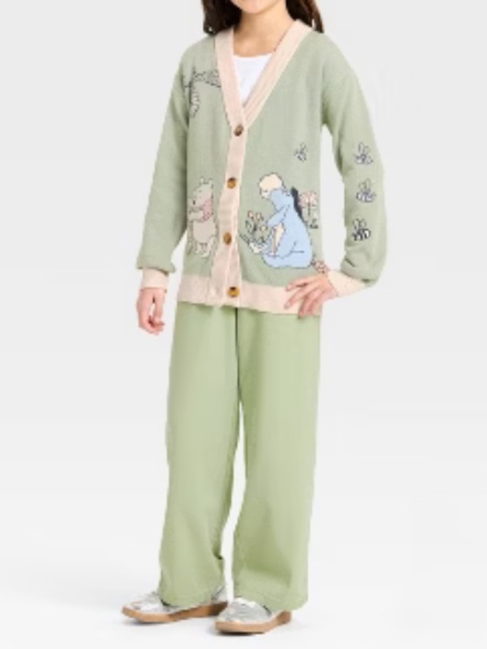 Girls Winnie The Pooh Cardigan - Picture 3 of 4
